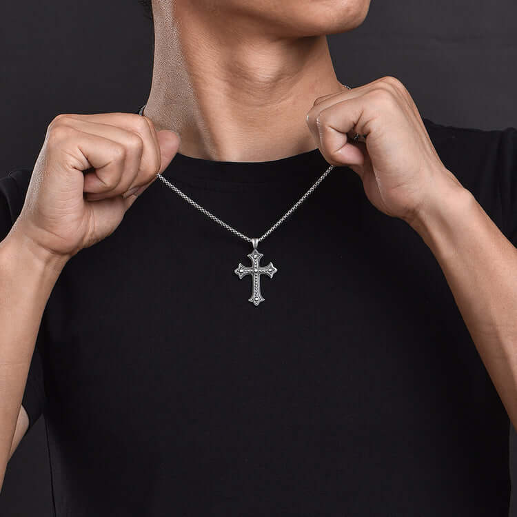 Fashion Men Punk Cross High Street Pendants