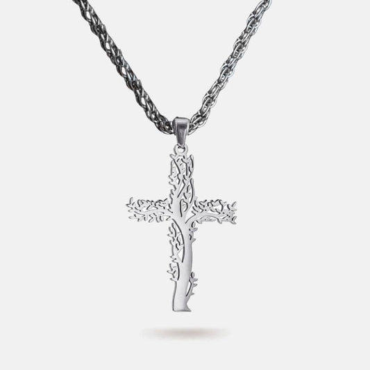 Tree of Life Cross Necklace