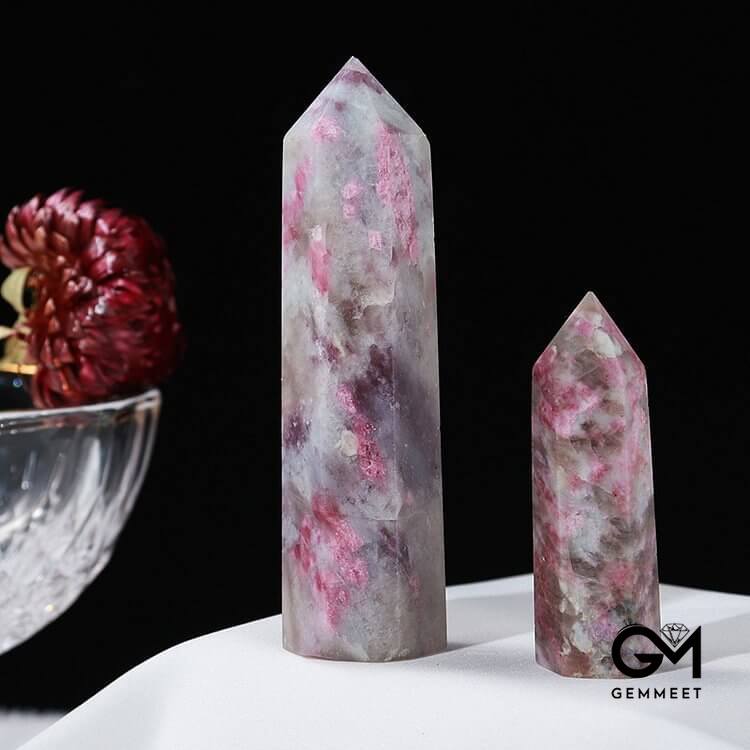 Lepidolite Crystal Wands Tower