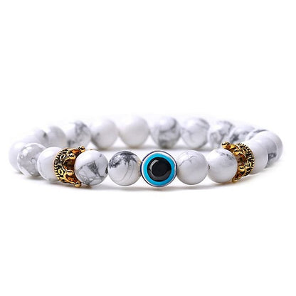 Turquoise With Evil Eye Protection Bracelet