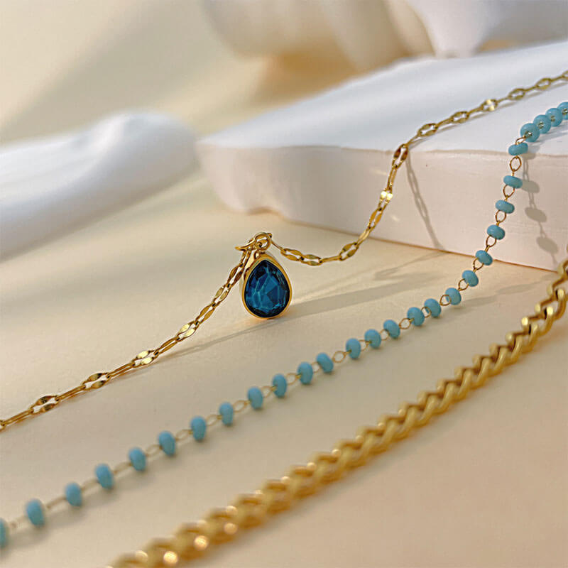 Stylish and Bohemian Style with Multi-layered Necklaces