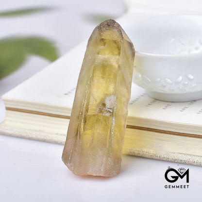 Citrine Rough Stone Crystal Wands