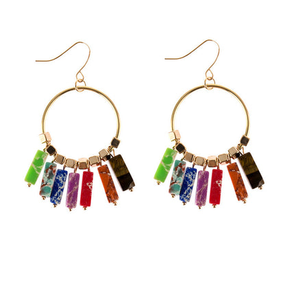 Chakra Healing Protaction Earrings