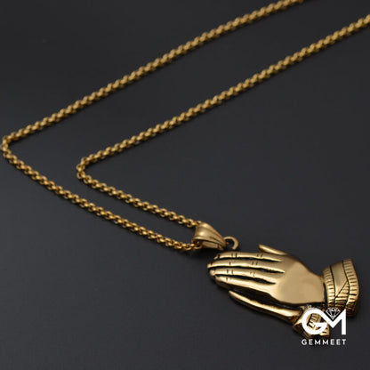 Electroplated Gold Two-handed Necklace