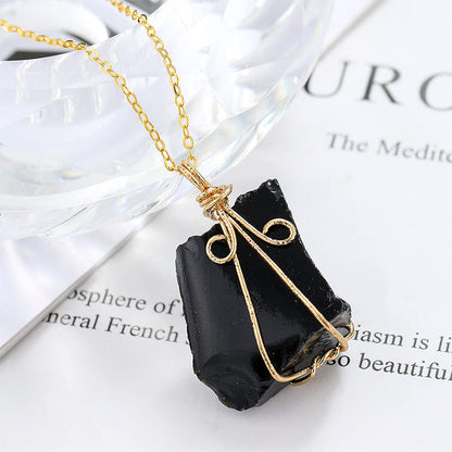 Natural Crystal Stone Gemstone Pendant