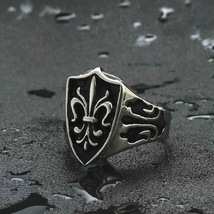 Crow Sword Totem Ring Retro Trendy Male Punk