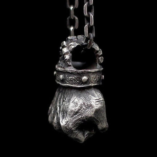 Fist Power Gothic Necklace