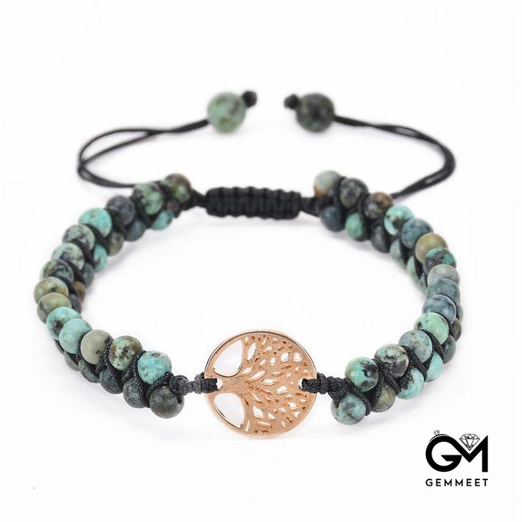 Tree of Life Double Woven Bracelet