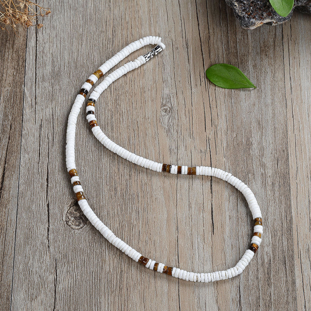 Bohemian Shell Stone Necklace