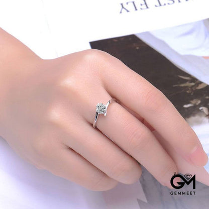 Light Luxury Gorgeous Zircon Ring