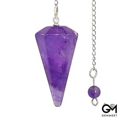 Crystal Hexagon Pyramidal Spirit Pendant