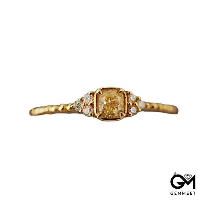 Imitation Topaz Small Exquisite Ring