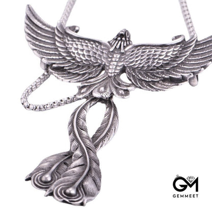 Wings Phoenix Titanium Steel Necklace