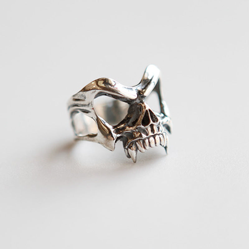 Retro Halloween Hip Hop Skull Ring