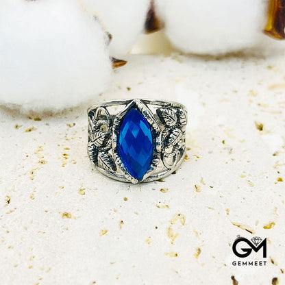 Simple and Elegant Sapphire Vintage Ring