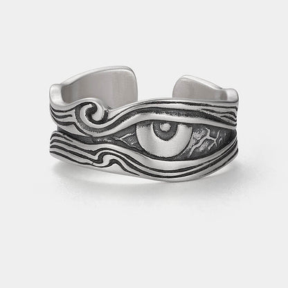 Vintage Eye of Horus or Eye of The Devil Ring