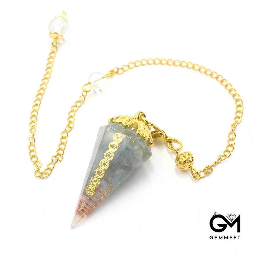 Simple Conical Resin Crystal Spirit Heal Pendant