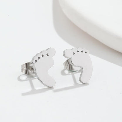 Cute MAMA Baby Feet Earring