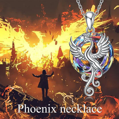 Phoenix Rising From The Ashes Necklace