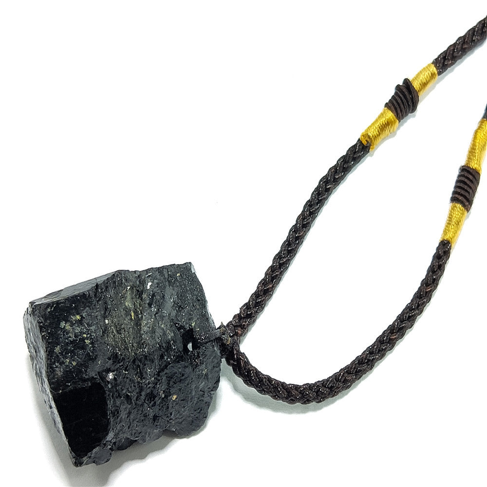 Natural Tourmaline Stone Protection Necklace