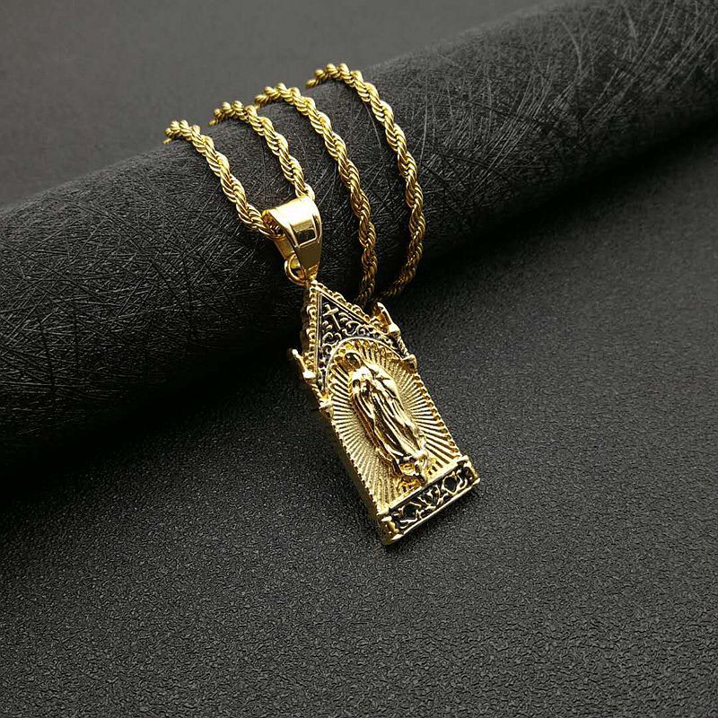 Hip Hop Jewelry Titanium Steel Maria Pendant