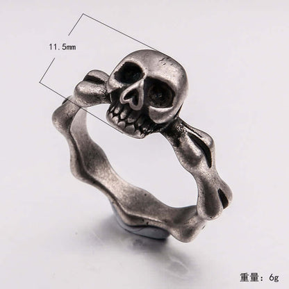 Retro Skull Ring