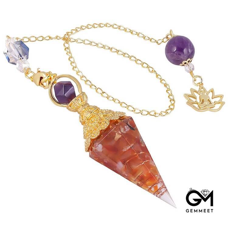 Variety Crystal Stone Pendulum