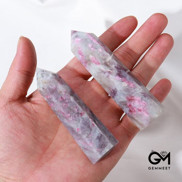 Lepidolite Crystal Wands Tower