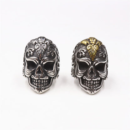 Men's Skull Titanium Steel Ring