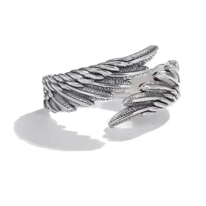 Retro Angel And Demon Wing Couples Rings