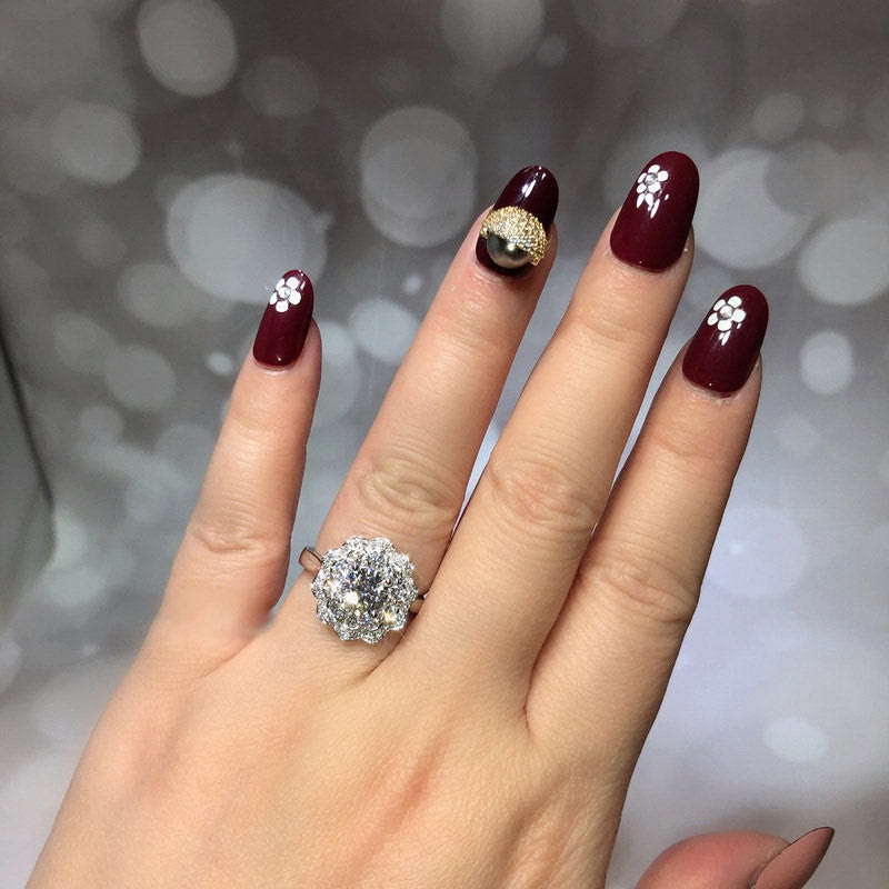 Antique Cushion Cut Engagement Ring