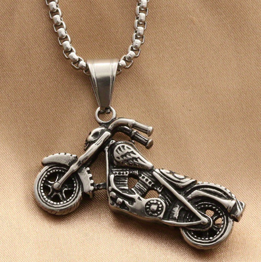 Motorcycle Pendant Necklace