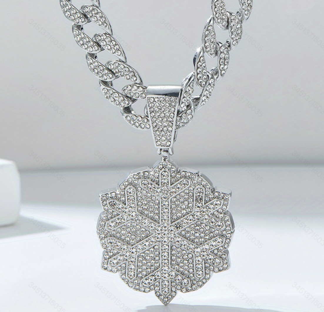 1pc Cool Snowflake Shape Pendant