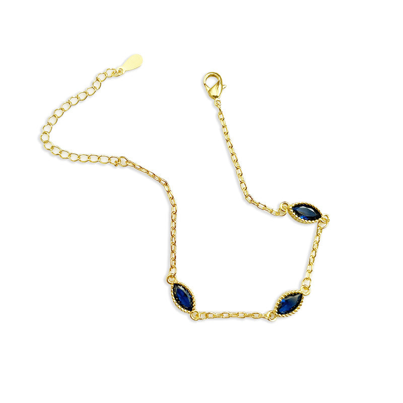 Klein Blue Stone Ultra Thin Bracelet