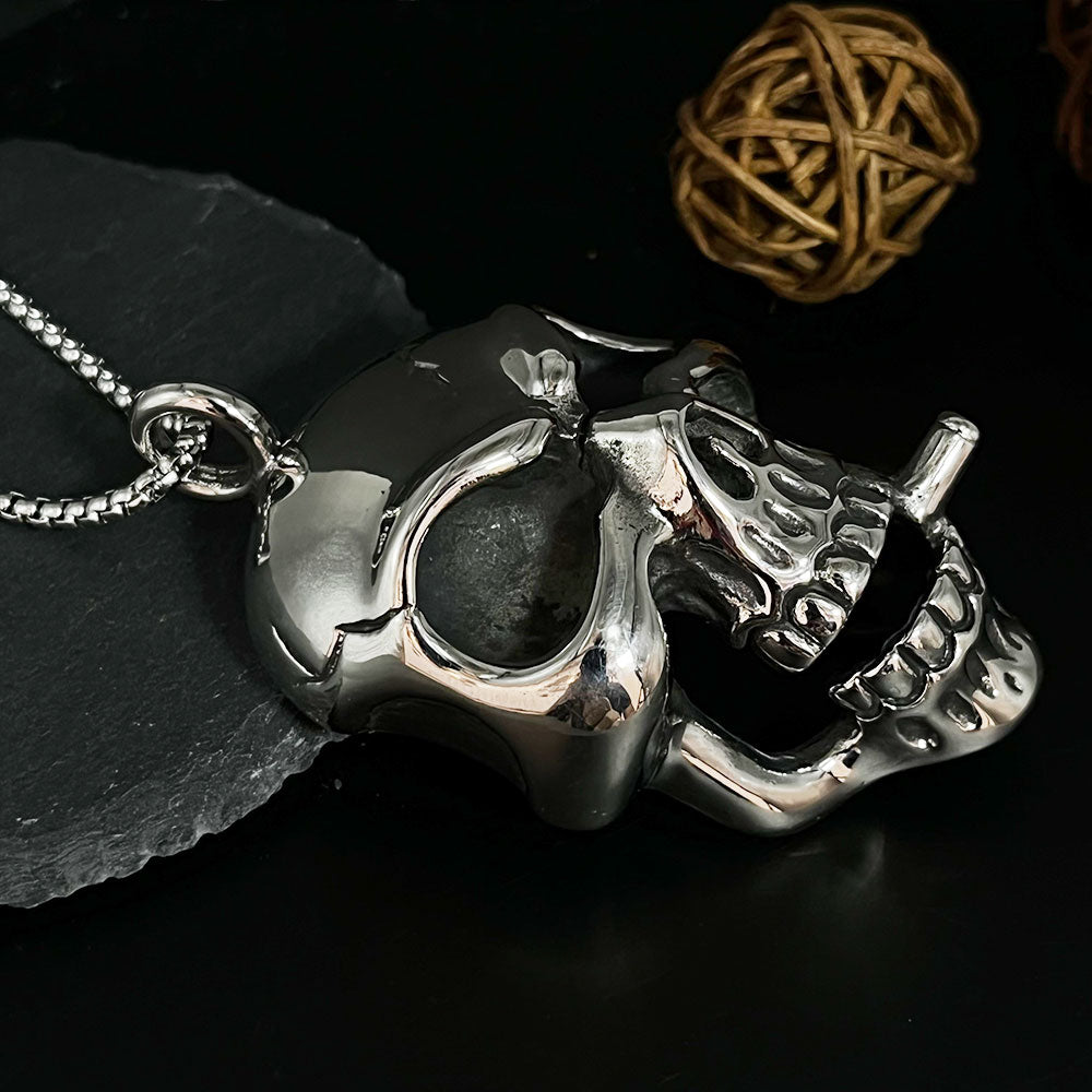 Men's Titanium Steel Skeleton Necklace