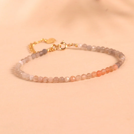 Mixed Gradient Color Sunstone Bracelet