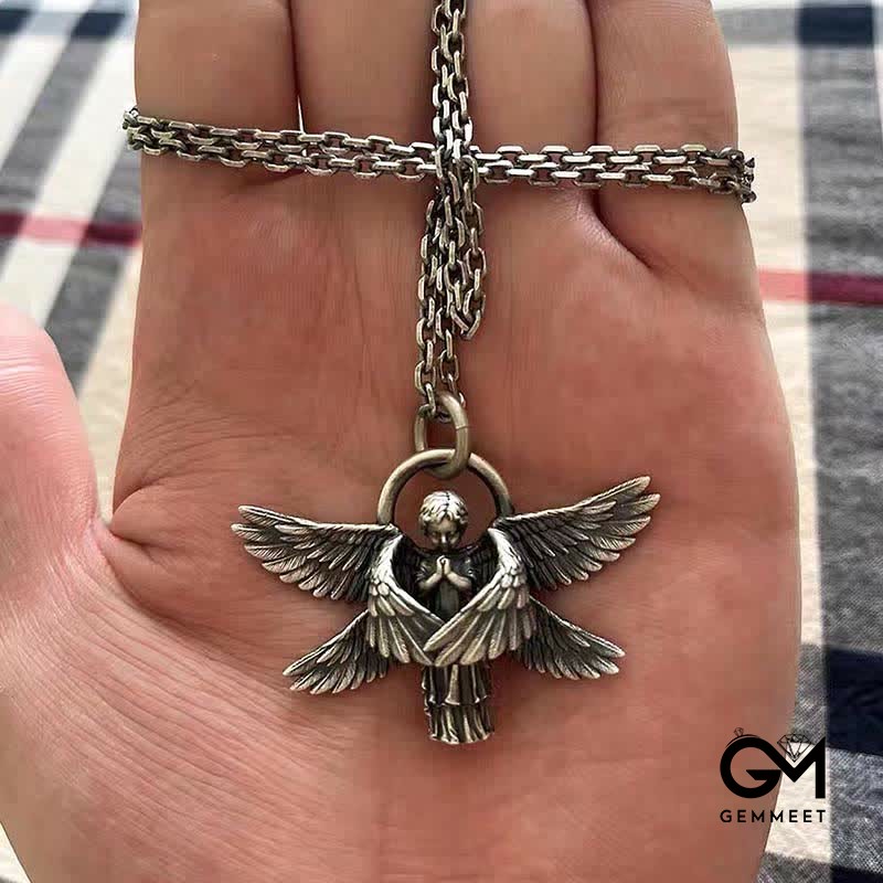 Guardian Angel - Seraphim Angel Wings Necklace