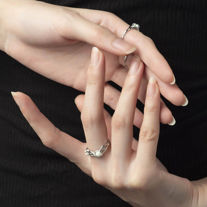 Natural Opal Irregular Ring