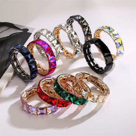 Women's Cubic Rhinestone Stretchy Bracelet