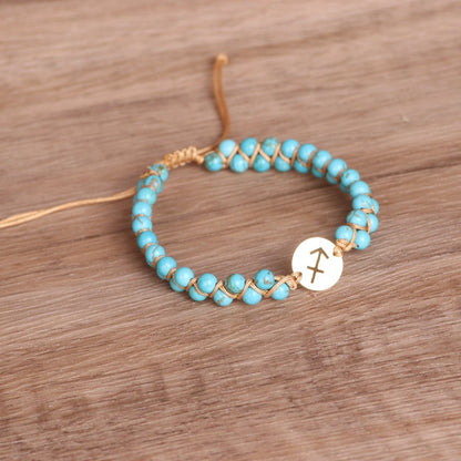 Twelve Constellations Woven Bracelet