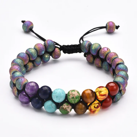 Chakra Double Braid Bracelet