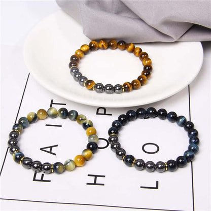 Blue Tiger Eye Protection Bracelet