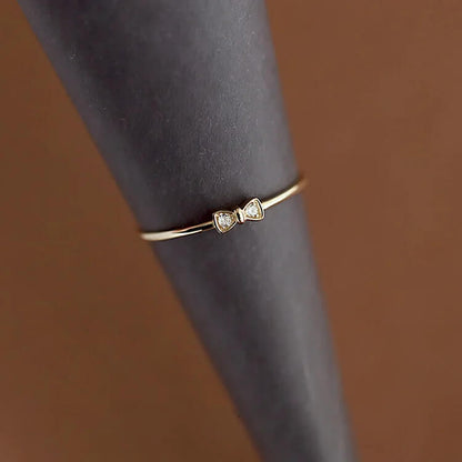 Romantic Bow Adjustable Ring