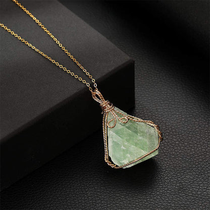 Natural Crystal Stone Gemstone Pendant