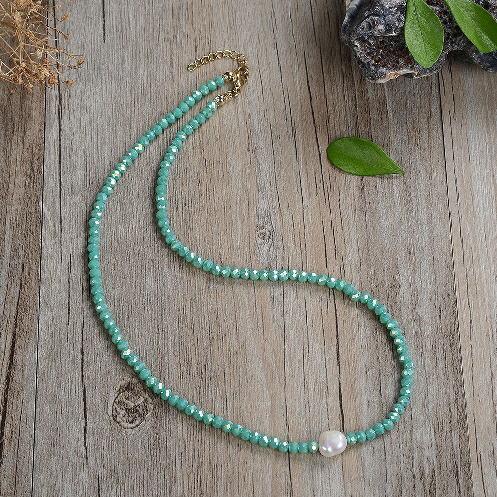 Pearl Lucky Stone Fashion Necklace