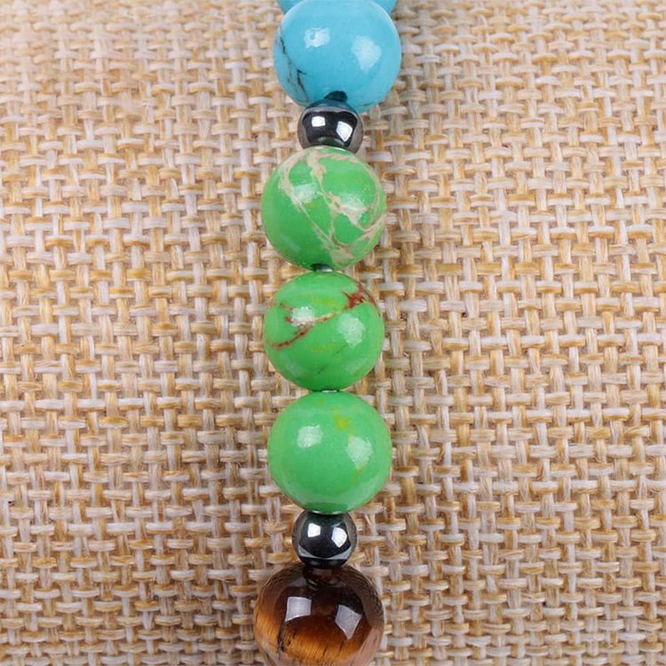 Chakra Energy Stones Bead Bracelet