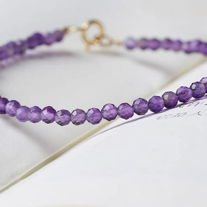 Purple Sunset - Uruguay Amethyst Healing Gemstone Bracelet