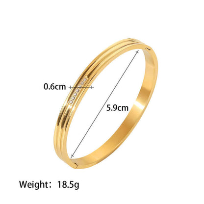 Women's Trending Gold Baguette Bracelet