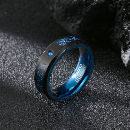 Viking Style Alloy Ring