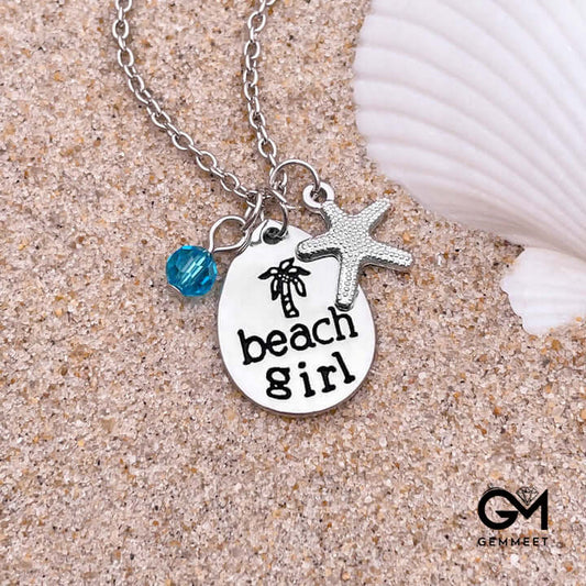 "Seaside Bliss" Beach Girl Necklace